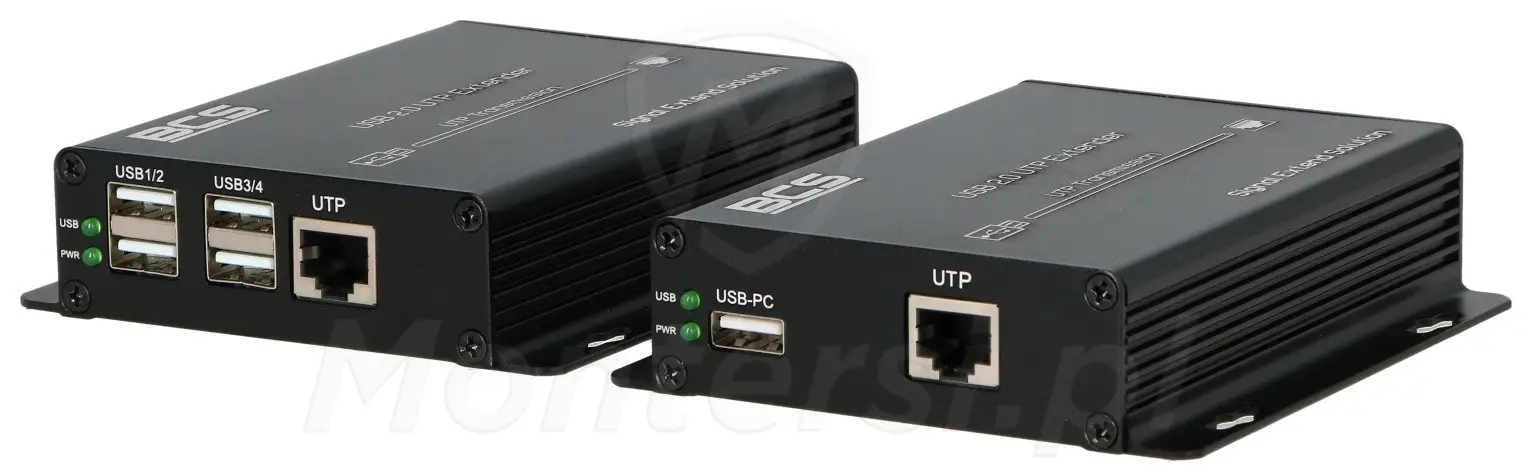 BCS-UTP-4USB-SET(2)  - Zestaw przedłużacza USB po skrętce UTP