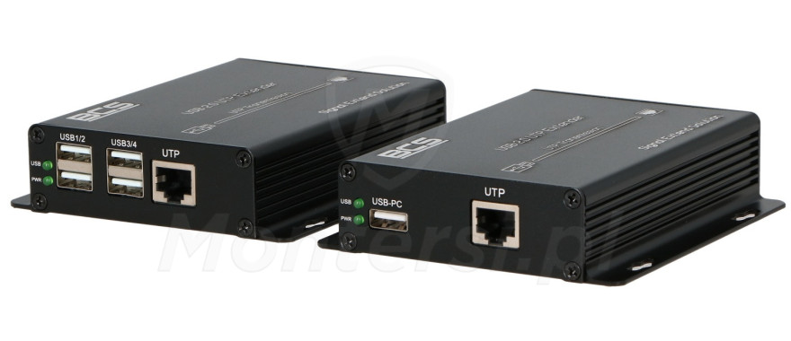 BCS-UTP-4USB-SET(2)  - Zestaw przedłużacza USB po skrętce UTP