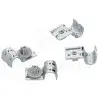 D-6mm PFT - Metalowe uchwyty kablowe 6 mm, opakowanie 100 szt.