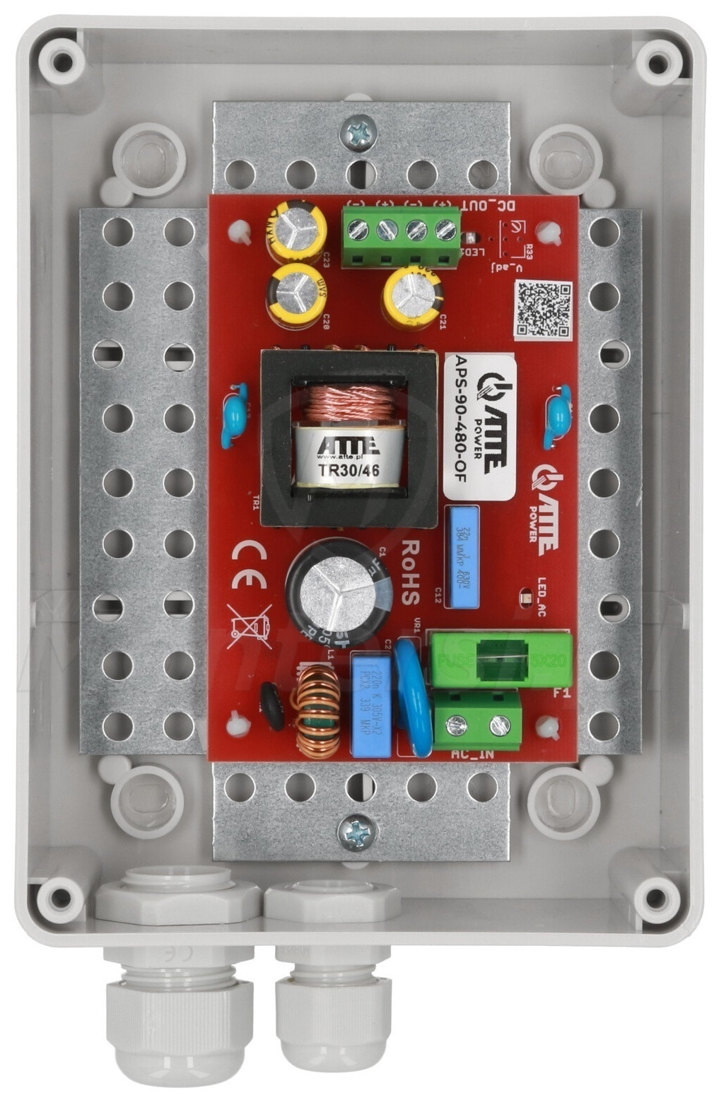 APS‑90‑480‑S1 - Zasilacz sieciowy w obudowie 48 V DC, 96 W, IP56