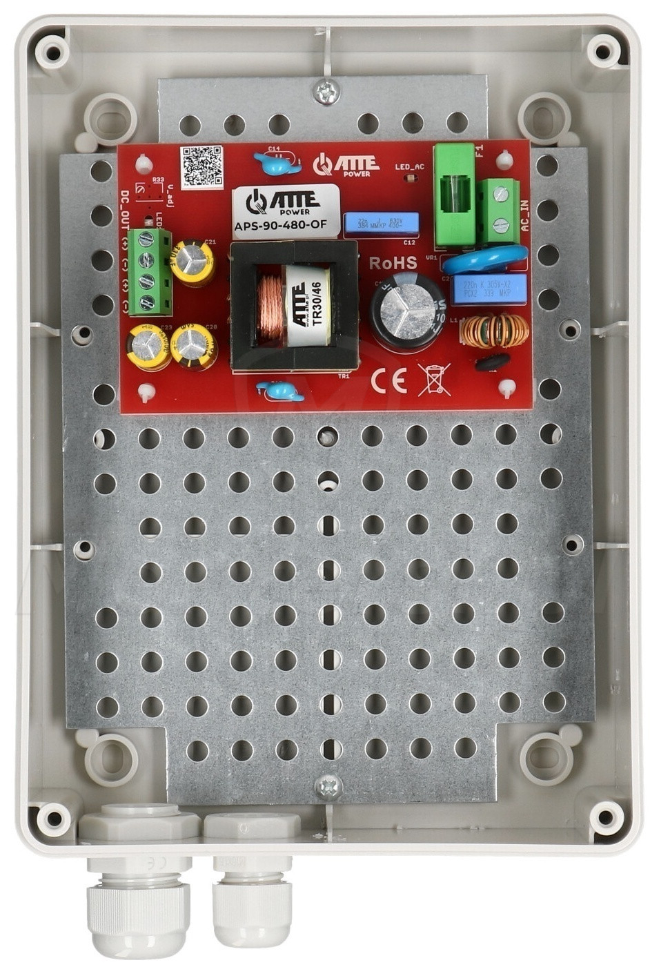 APS‑90‑480‑M1 - Zasilacz sieciowy w obudowie 48 V DC, 96 W, IP56