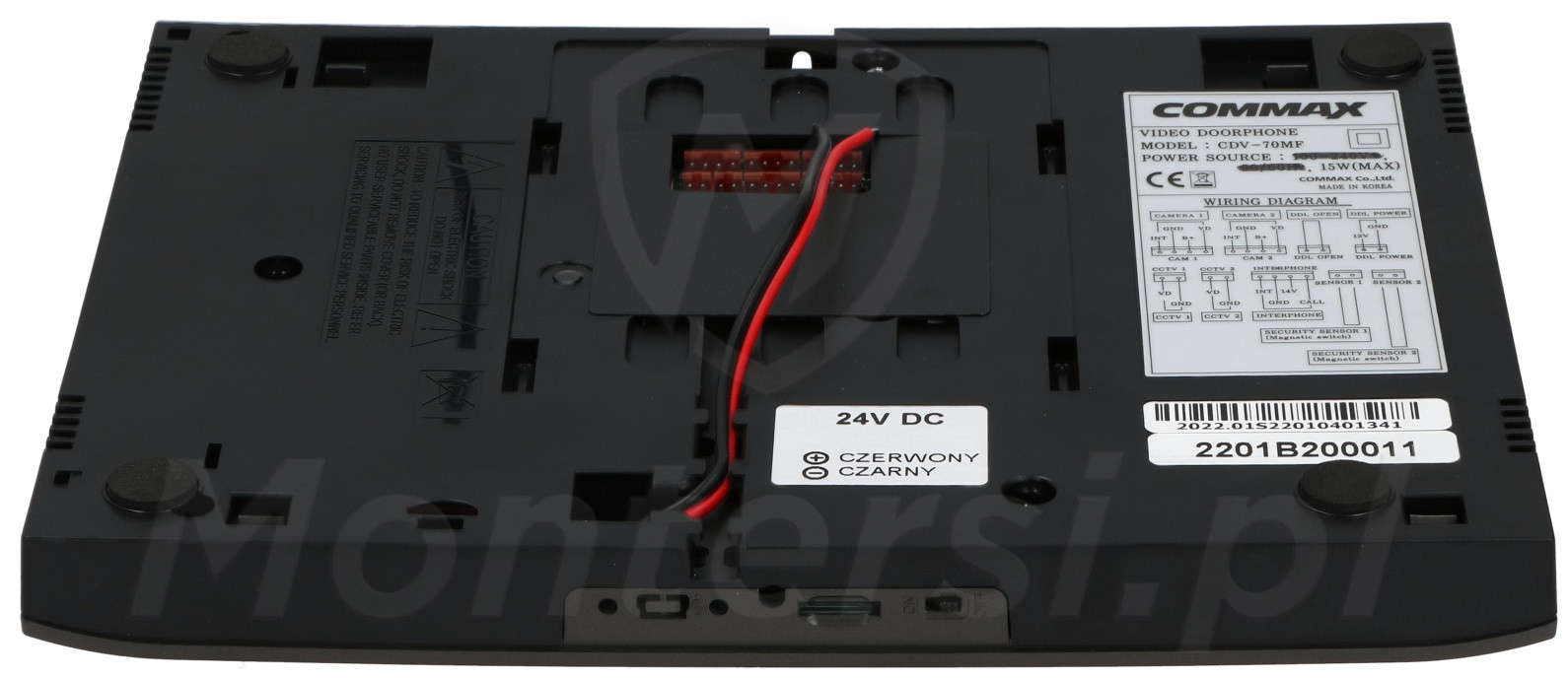 CDV-70MF(DC) Dark silver - Monitor 7" z doświetleniem LED