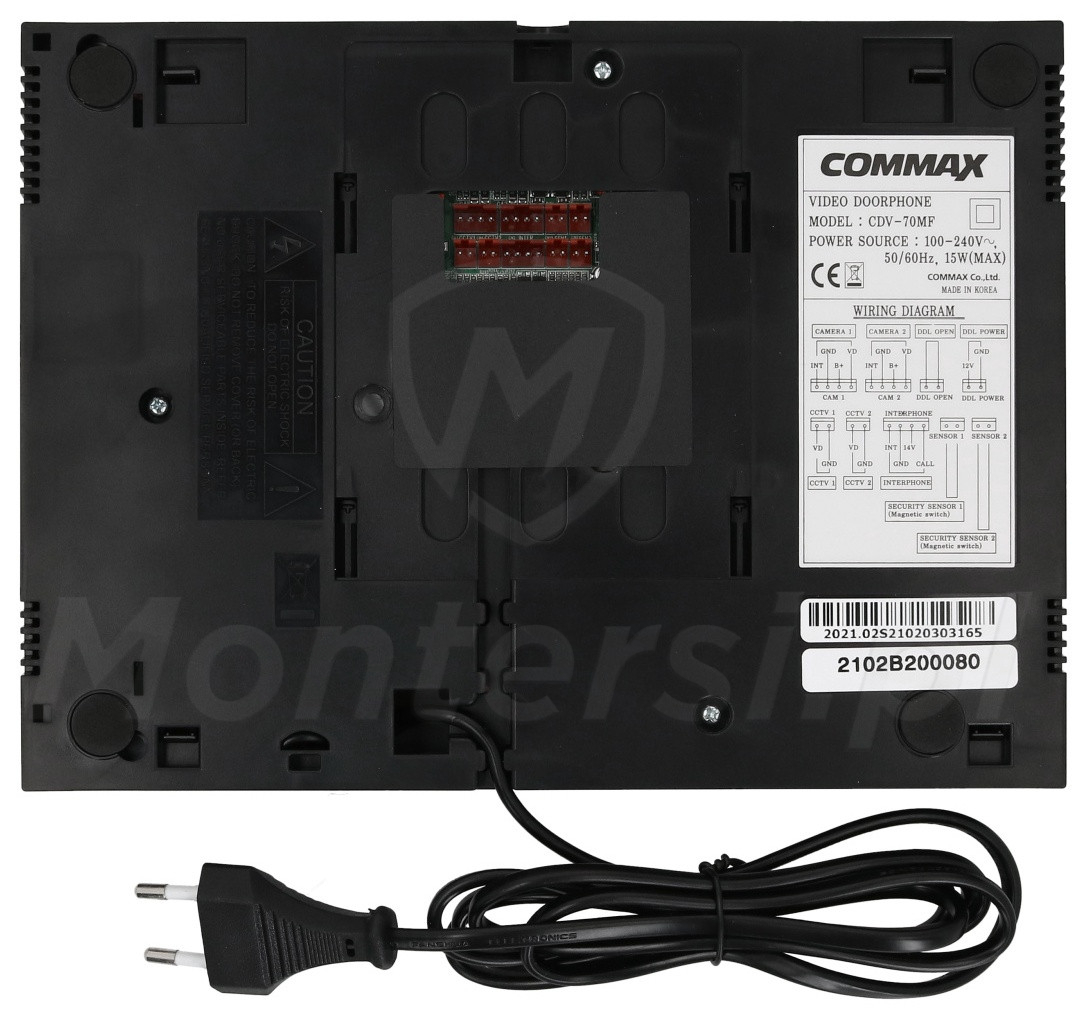 CDV-70MF-Dark Silver - Monitor 7" z doświetleniem LED