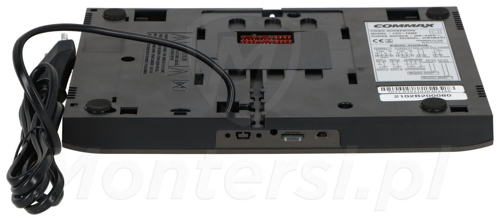 CDV-70MF-Dark Silver - Monitor 7" z doświetleniem LED