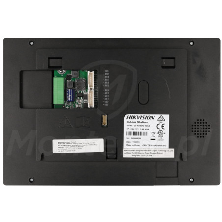 DS-KH8340-TCE2 - Tył monitora