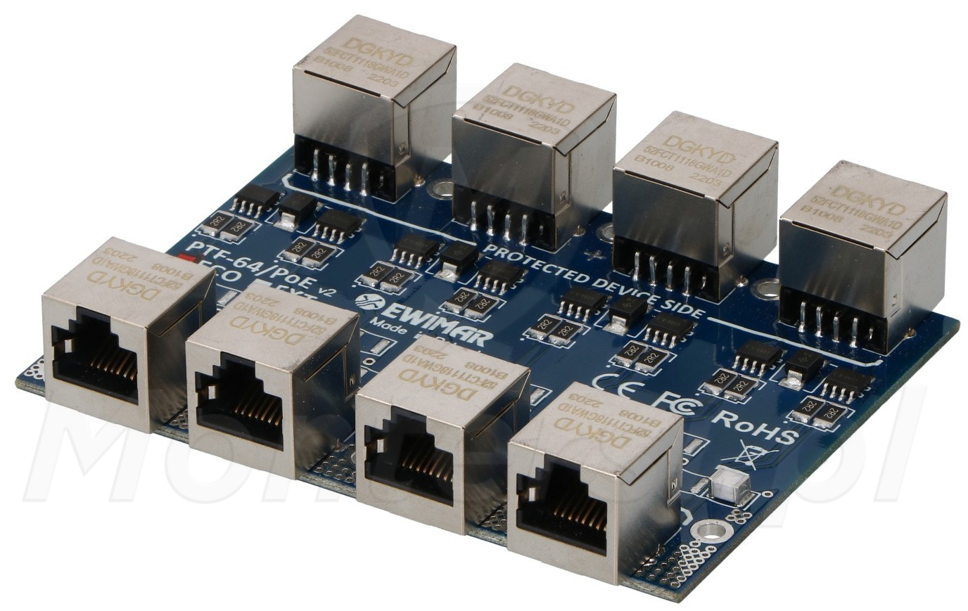 PTF-64-ECO/PoE - 4-kanałowe zabezpieczenie przeciwprzepięciowe