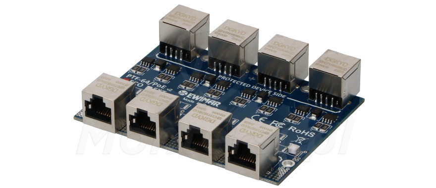 Zabezpieczenie przeciwprzepięciowe PTF-64-ECO/PoE