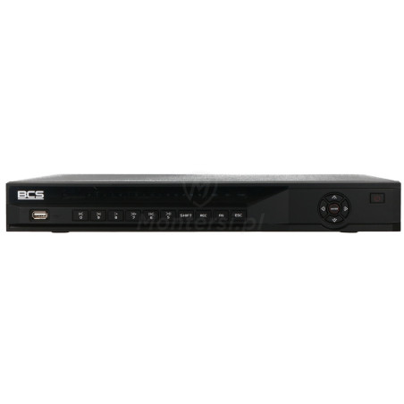 Front rejestratora IP BCS-L-NVR1602-A-4K-16P