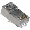 Wtyk RJ45 kat.6 ekranowany z przelotem Wtyk RJ45 kat.6 ekranowany z przelotem