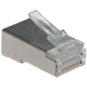 Wtyk RJ45 kat.6 ekranowany z przelotem Wtyk RJ45 kat.6 ekranowany z przelotem