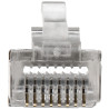 Wtyk RJ45 kat.6 ekranowany z przelotem Wtyk RJ45 kat.6 ekranowany z przelotem