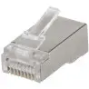 Wtyk RJ45 kat.6 ekranowany z przelotem