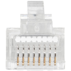 Front wtyku RJ45 kat.6 z przelotem