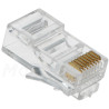 Wtyk RJ45 kat.5 z przelotem