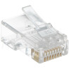 Wtyk RJ45 kat.5 z przelotem