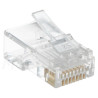 Wtyk RJ45 kat.6 z przelotem