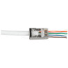 Wtyk RJ45 kat.6 ekranowany z przelotem Wtyk RJ45 kat.6 ekranowany z przelotem