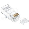 Wtyk RJ45 kat.6 z prowadnicą