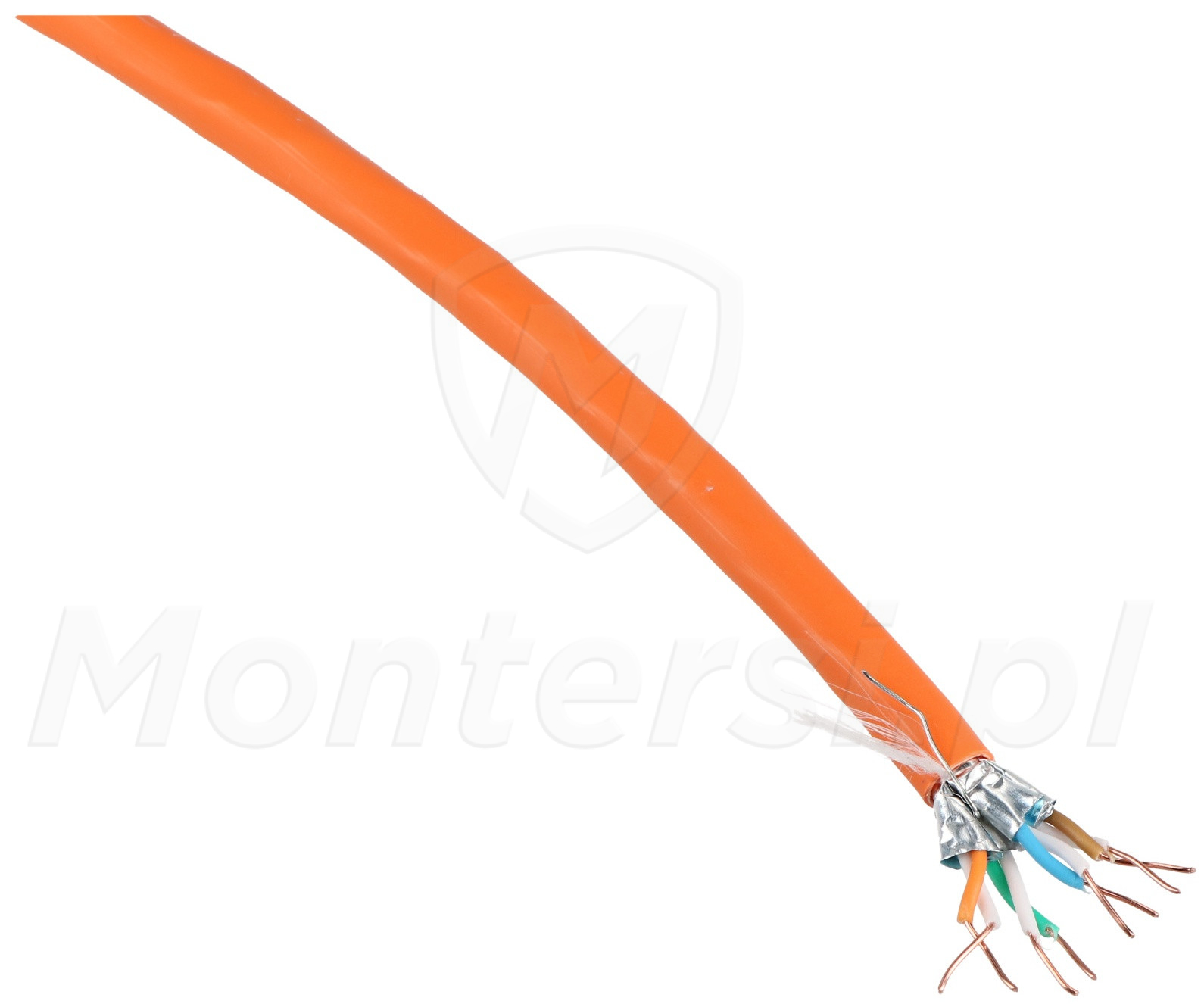 Przewód U/FTP kat. 6a, wewnętrzny, LSZH