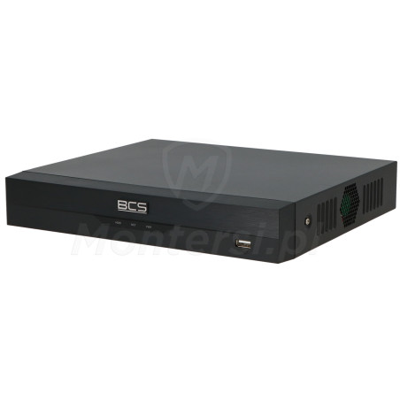 BCS-L-NVR0801-4KE(2) - 8-kanałowy rejestrator IP, 16Mpx, 80Mb/s