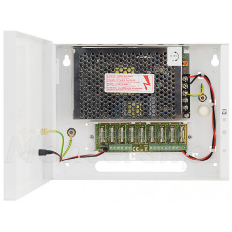Wnętrze zasilacza PSDC09125T