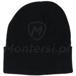 Tył czapki zimowej z logo montersi