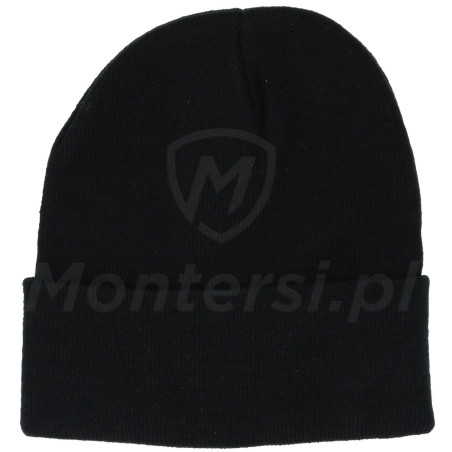 Tył czapki zimowej z logo montersi