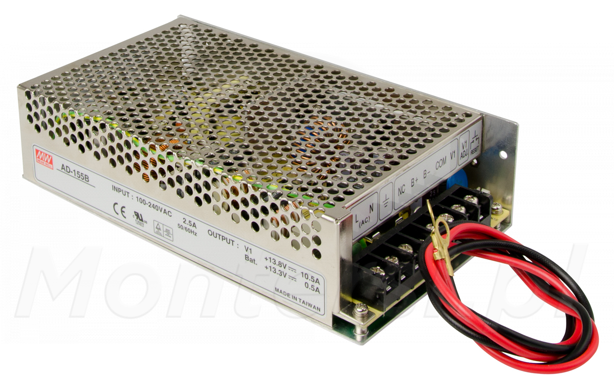 AD-155B - Przemysłowy zasilacz buforowy 27.6V/1x5A AD-155B - Przemysłowy zasilacz buforowy 27.6V/1x5A