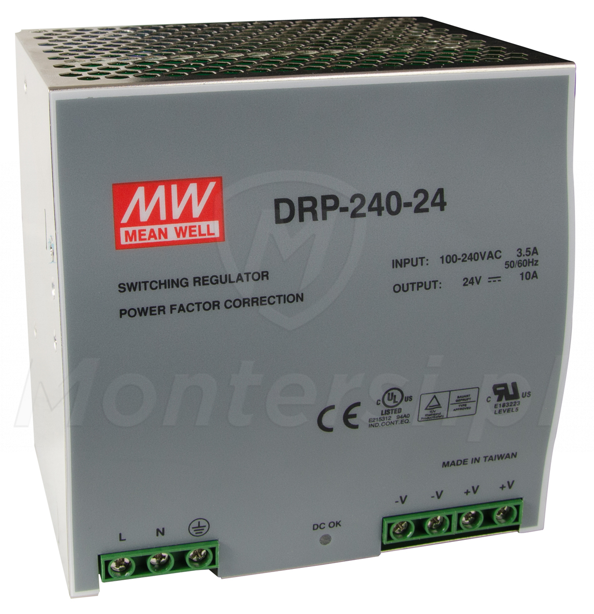 DRP-240-24 - Zasilacz na szynę DIN 24V DC