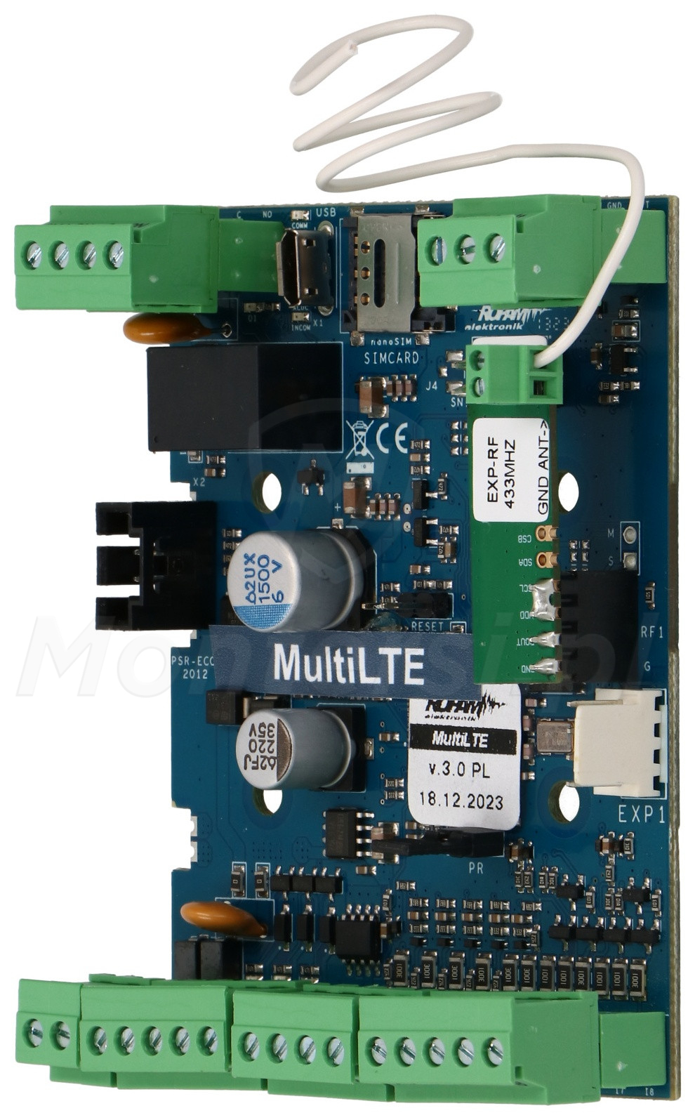 MultiLTE-RF - Moduł powiadomienia i sterowania LTE, radioodbiornik MultiLTE-RF - Moduł powiadomienia i sterowania LTE, radioodbiornik