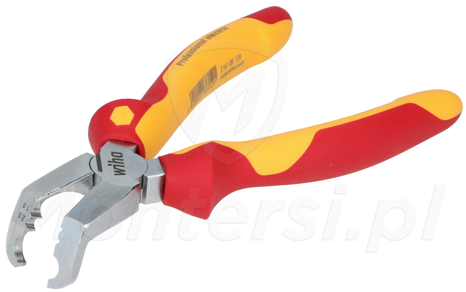 Wiha 38853 - Szczypce instalacyjne TriCut 170mm