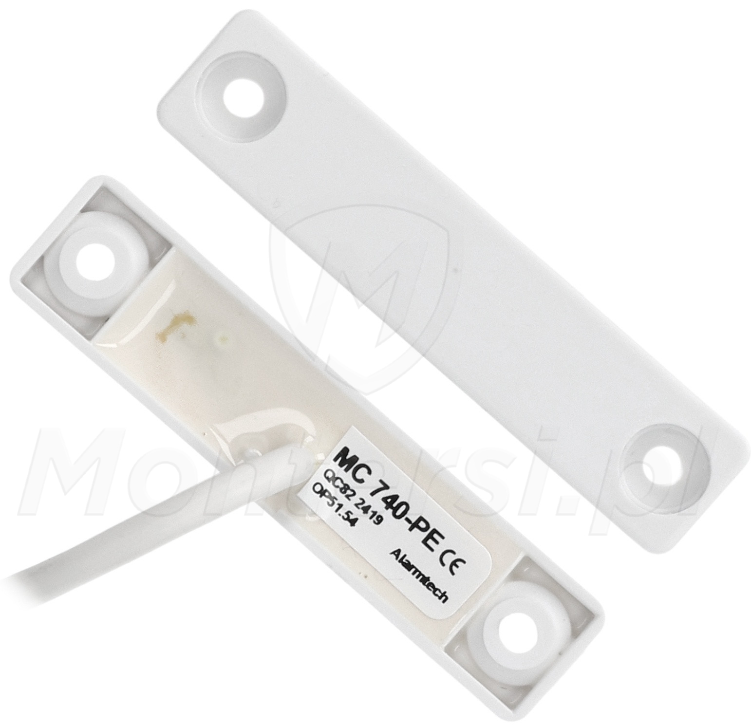 MC-740-PE-6 - Czujka magnetyczna, nawierzchniowa, biała MC-740-PE-6 - Czujka magnetyczna, nawierzchniowa, biała