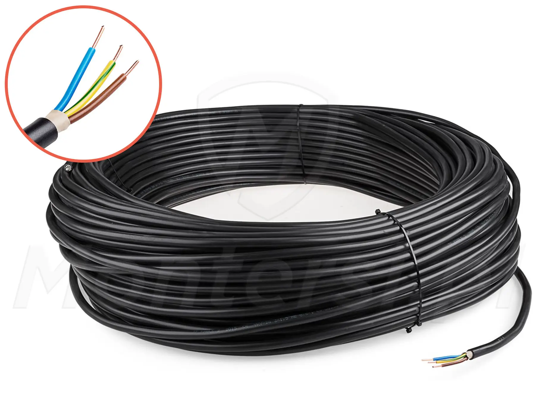 YKY 3x1.5mm² - Zewnętrzny przewód zasilający