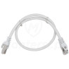 Patchcord F/UTP kat.6, długość 0.5m - szary