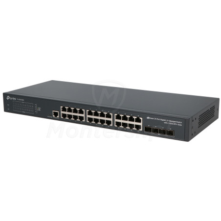 TL-SG3428X - 24-portowy switch 1000Mb/s, 4x SFP, Rack 19
