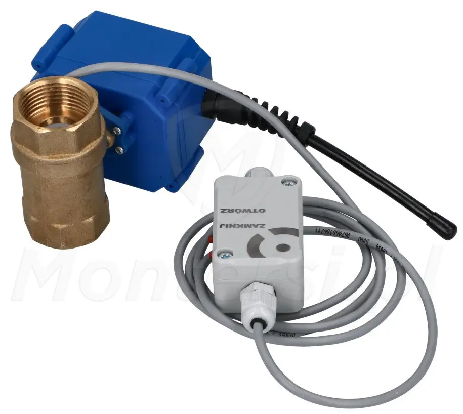 Radiowy zawór kulowy