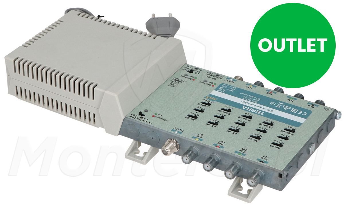 SA-51 - Wzmacniacz do multiswiczy 5 wejściowych OUTLET ( Brak opakowania )