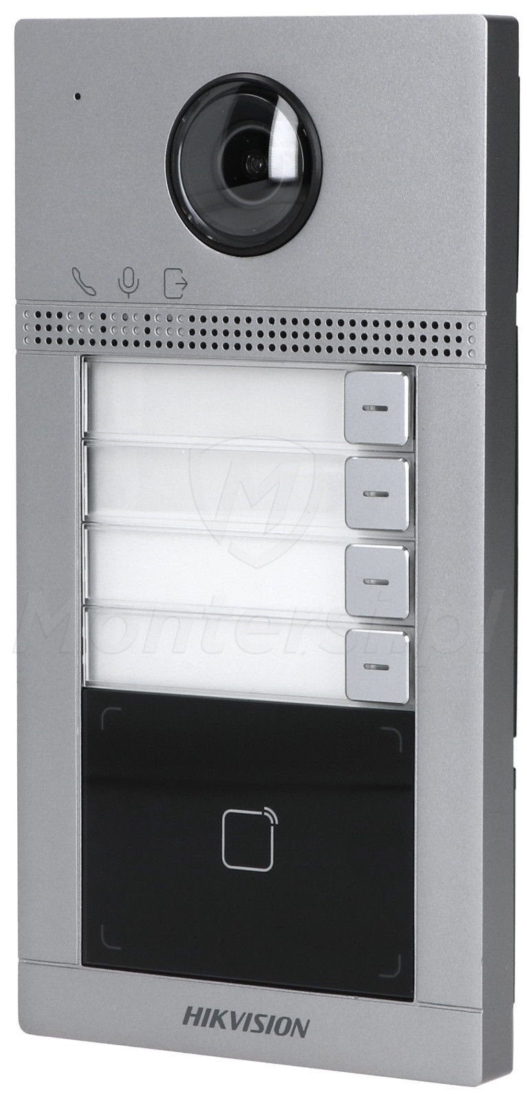 DS-KV8413-WME1(C)/Flush - 4 abonentowy panel bramowy IP, 1080p, Wi-Fi, Mifare, Podtynkowy