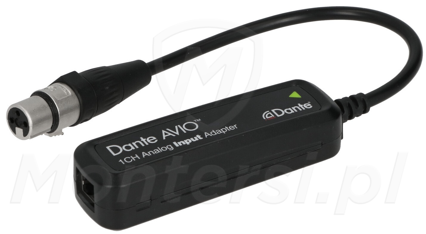 ADP-DAI-1X0 - Konwerter wejściowy AVIO analog / Dante®