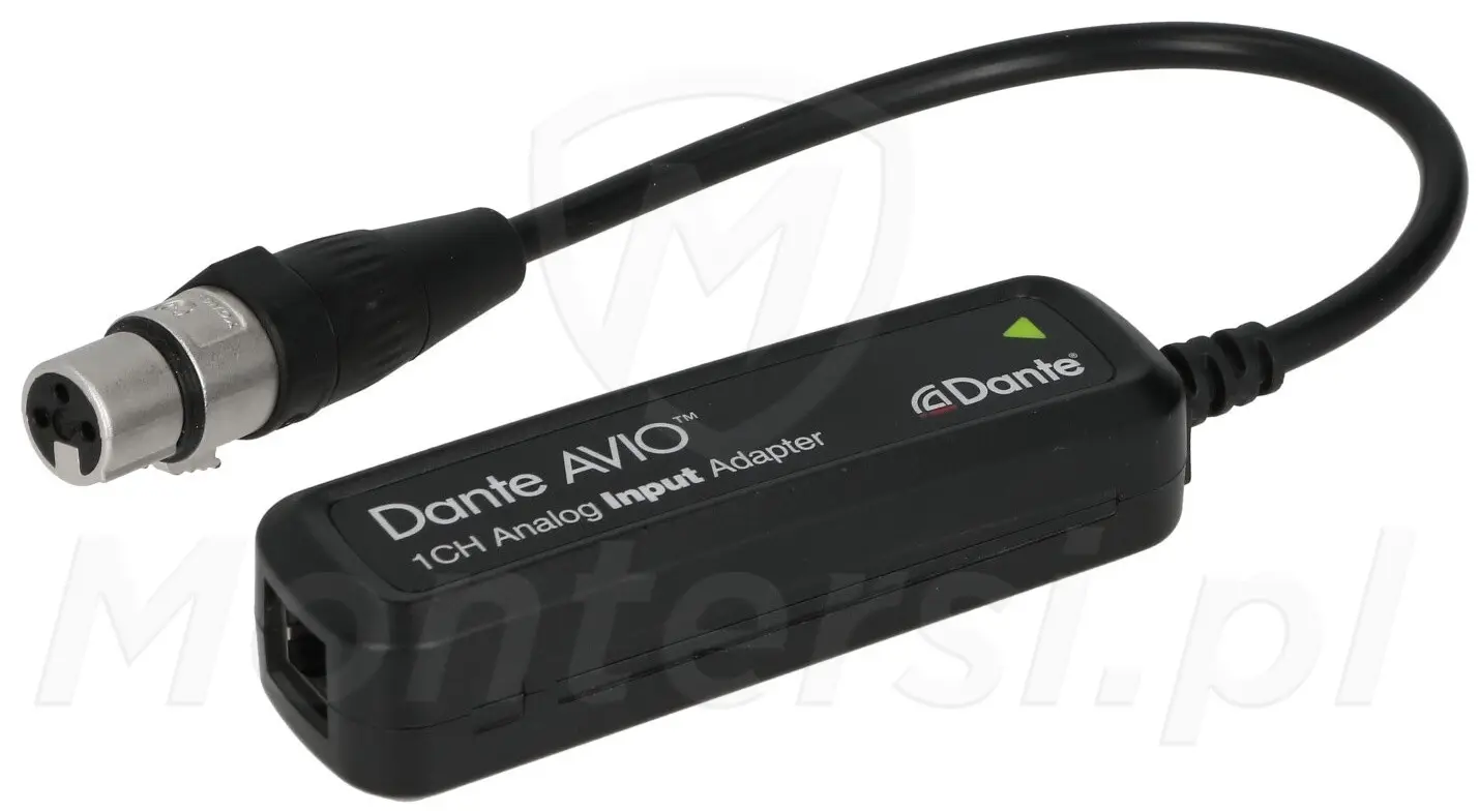 ADP-DAI-1X0 - Konwerter wejściowy AVIO analog / Dante®