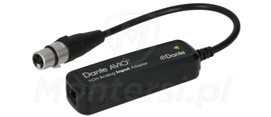 ADP-DAI-1X0 - Konwerter wejściowy AVIO analog / Dante®