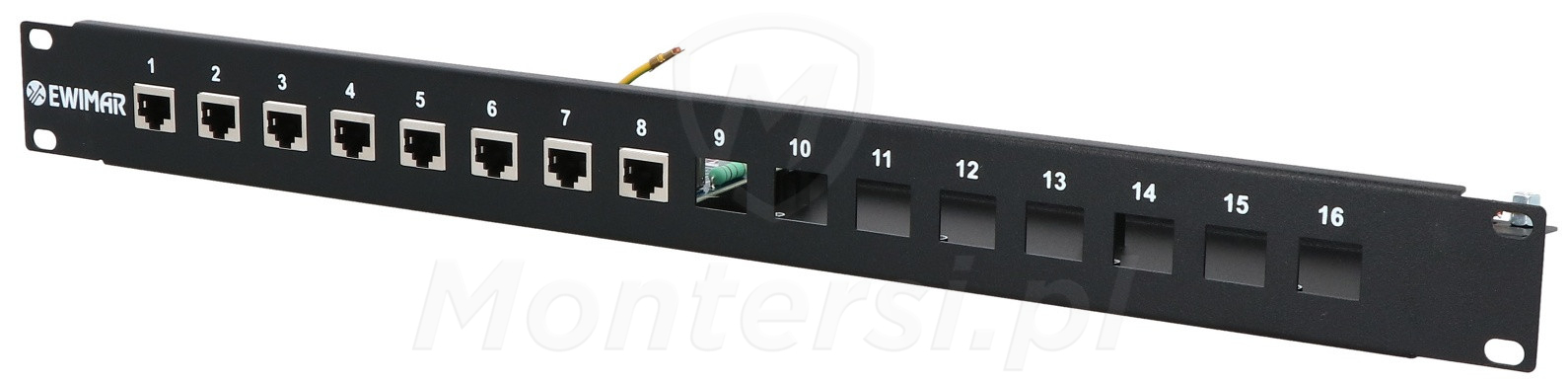 PTU-58R-EXT/PoE - Zabezpieczenie przeciwprzepięciowe Rack 19"