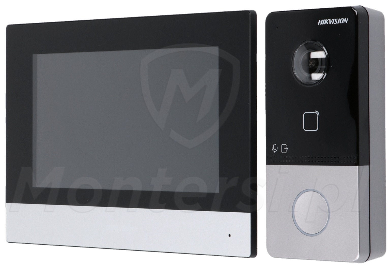 DS-KIS603-P(B) - Zestaw wideodomofonu z monitorem i zasilaczem