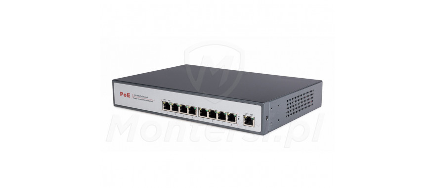 8-portowy switch PoE 0098AT