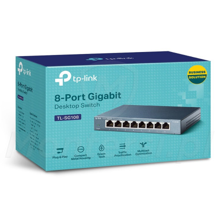 Opakowanie switcha TP-Link TL-SG108