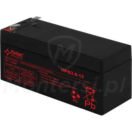 Akumulator bezobsługowy HPB3,6-12