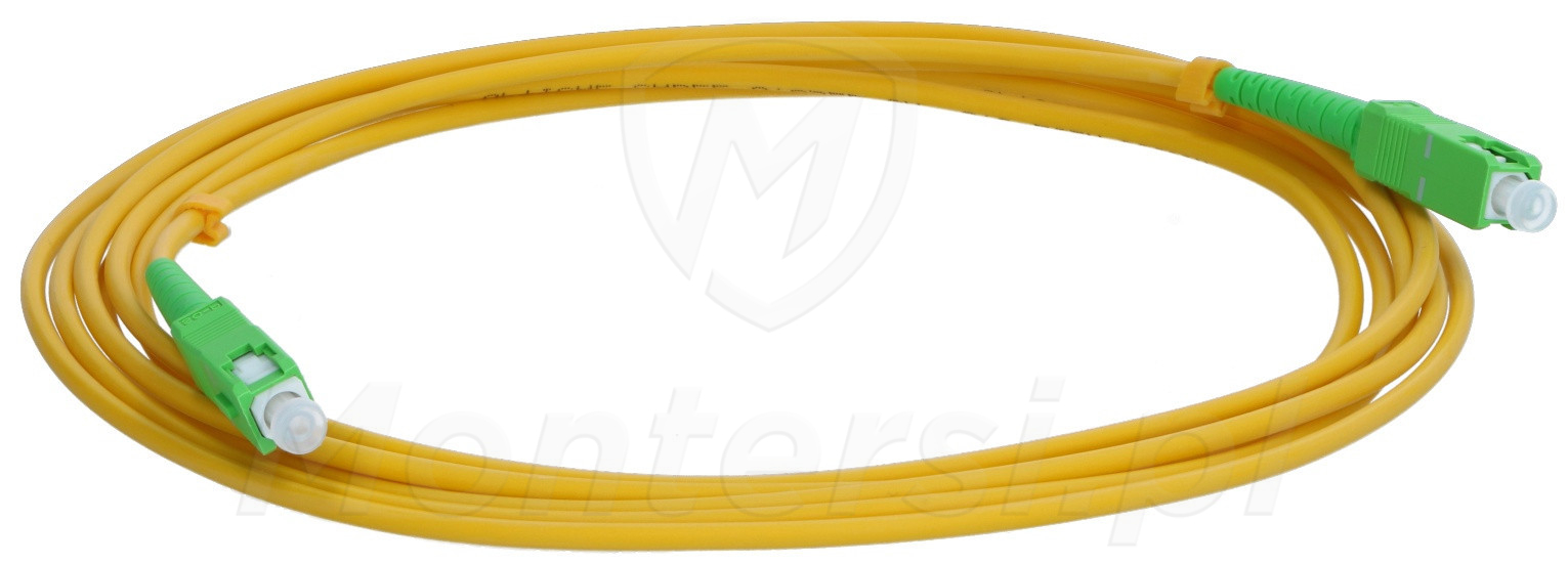 Jednomodowy patchcord 01S3-S2S3-0020-ISP simplex SC/APC Jednomodowy patchcord 01S3-S2S3-0020-ISP simplex SC/APC