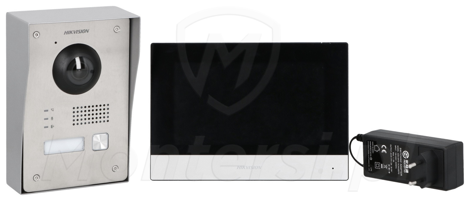 DS-KIS703Y-P - Zestaw wideodomofonu z monitorem i zasilaczem DS-KIS703Y-P - Zestaw wideodomofonu z monitorem i zasilaczem
