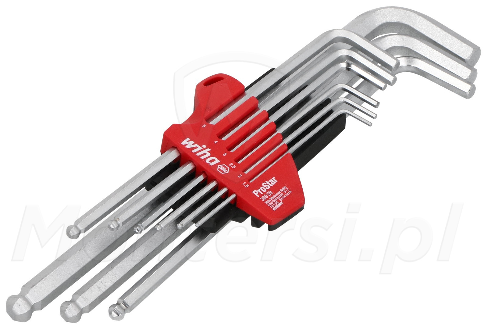 WIHA 07192 - Zestaw kluczy trzpieniowych, 9 szt., ProStar WIHA 07192 - Zestaw kluczy trzpieniowych, 9 szt., ProStar