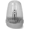Biała lampa sygnalizacyjna KOGUT z uchwytem do montażu bocznego, antena 433.92MHz